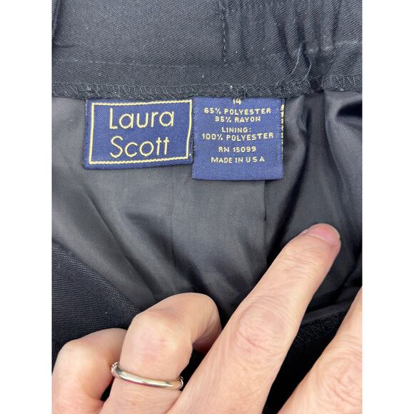 Black long Laura Scott size 14 skirt ￼ - Picture 5 of 5